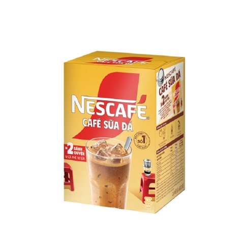 Cà phê sữa đá 3in1-Nescafe, hộp (240g/10gói*24g).