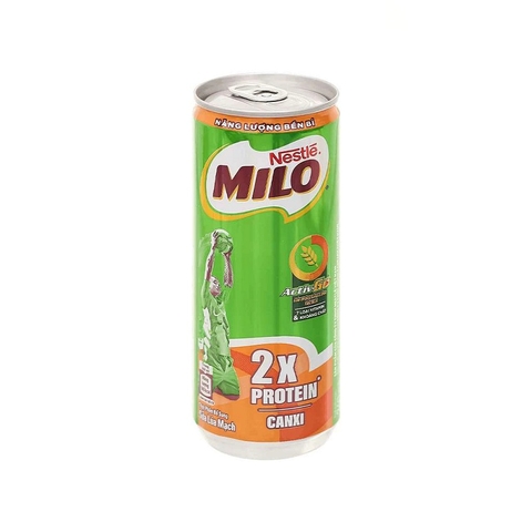 Sữa lúa mạch milo ActivGo Protein canxi-Nestle, lon (240ml),