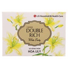 Xà bông cục Double Rich, hoa Lily (90g).