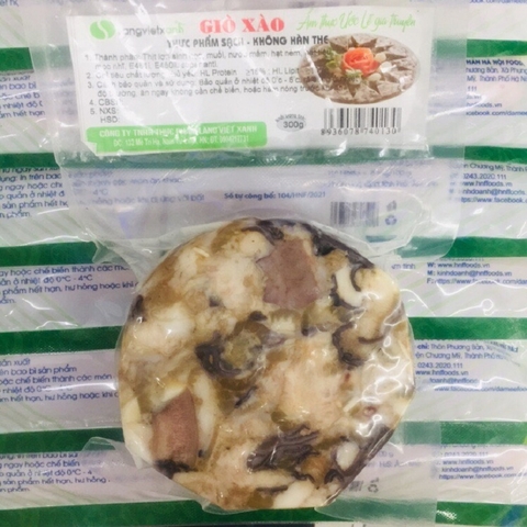 Giò xào-Làng việt xanh (300g)