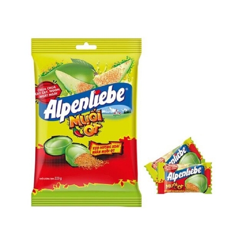 Kẹo Alpenliebe-kẹo hương xoài nhân ớt muối, gói (217.5g).