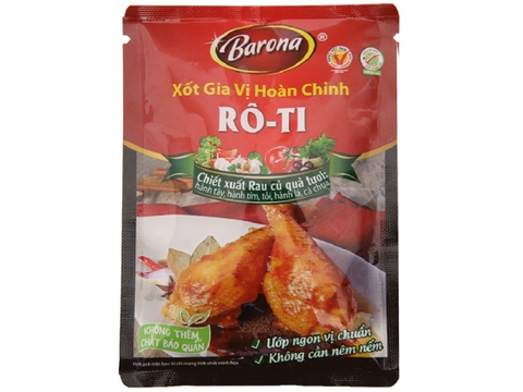 Xốt gia vị hoàn chỉnh Rô ti-Barona, gói (80g).