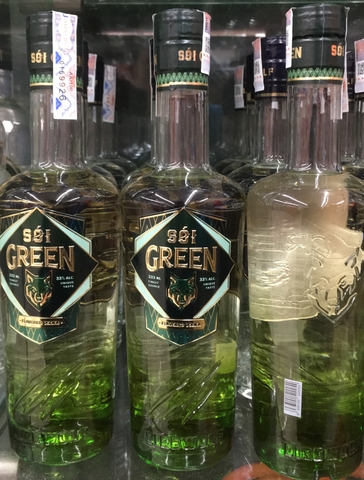 Rượu Vodka Direwolf Green (SÓI)-Việt Nam, chai (333ml, 33%),