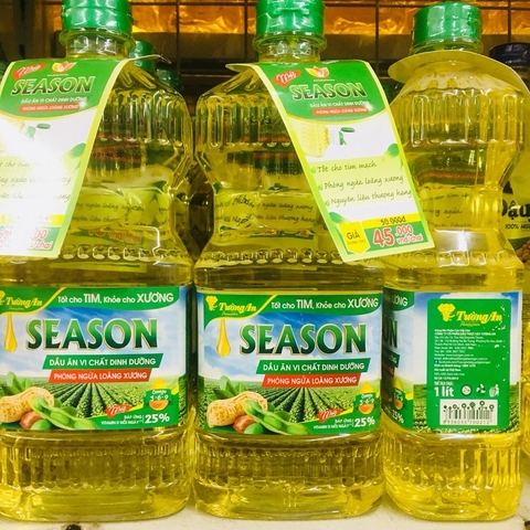 Dầu ăn vi chất dinh dưỡng Season-Tường An, chai (1lít),