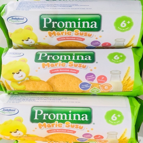 Bánh quy ăn dặm vị sữa Promina-Indonesia, 6-24 tháng tuổi (150g),