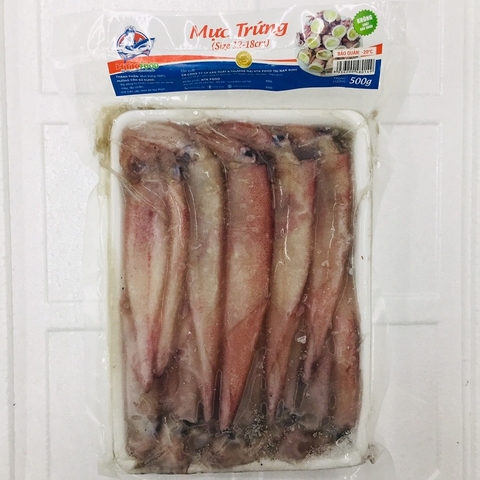 Mực trứng-HTK Food, 12-18cm (500g),