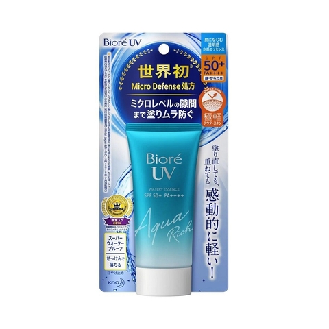 Chống nắng màng nước dưỡng ẩm, Bioré UV Aqua Rich Watery Essence SPF50+/PA++++ (50g),