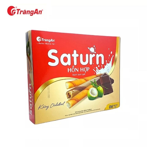 Bánh kem quế hỗn hợp Saturn-Tràng An, hộp (330g).