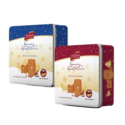 Bánh quy giòn vị quế Coppenrath Spekulatius-Đức, hộp sắt (1kg).