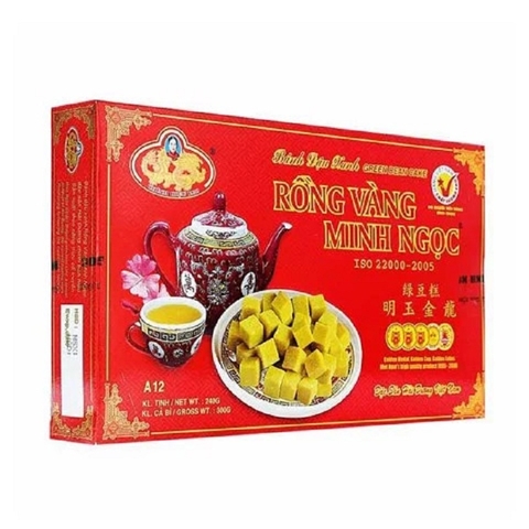 Bánh đậu xanh Minh Ngọc A12, hộp (240g),