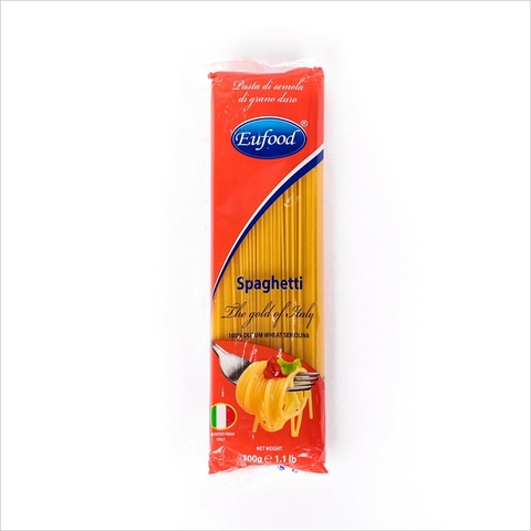 Mì Ý Spaghetti-Eufood (500g), vỏ đỏ