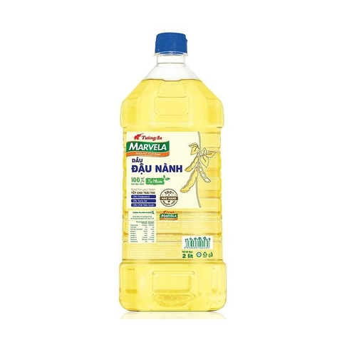 Dầu ăn đậu nành Marvela-Tường An, can (2lít),