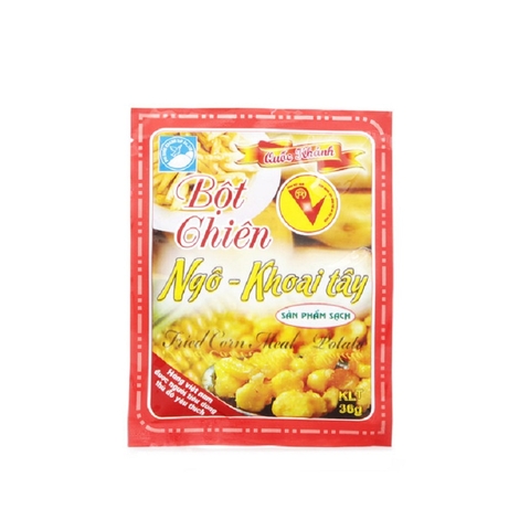 Bột chiên ngô, khoai tây-Quốc Khánh, túi (36g),