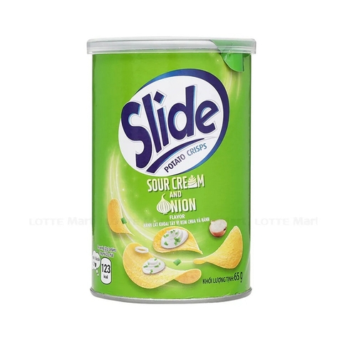 Bánh lát khoai tây, vị kem chua và hành-Kinh Đô, hộp (65g).
