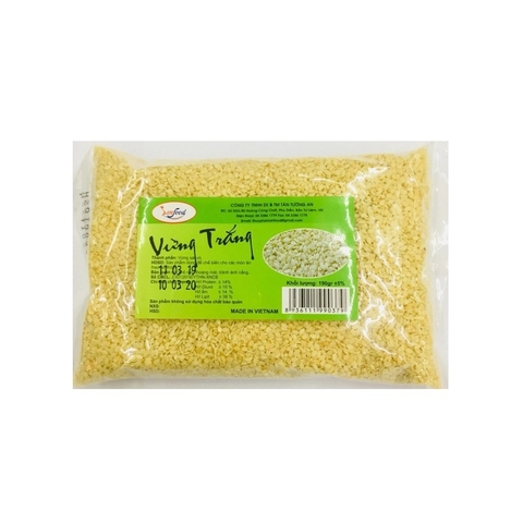 Hạt vừng trắng-Anfood, túi (190g).