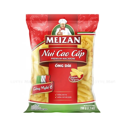 Nui ống dài cao cấp-Meizan, gói (200g).