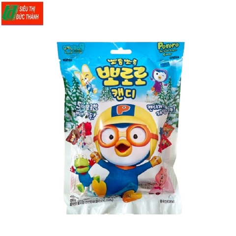 Kẹo mút Pororo, vị trái cây-Hàn Quốc, túi (132g).