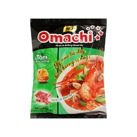 Mì Omachi-tôm chua Thái, gói (80g).