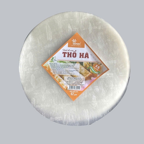 Bánh đa nem Thổ Hà-Dovina, thếp (15tờ, 62g).
