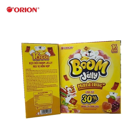 Kẹo dẻo Boom Jelly mix vị hỗn hợp-Orion, hộp (200g),