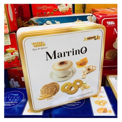 Bánh quy hỗn hợp Marrino-Ukraina, hộp sắt (420g).