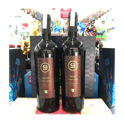Rượu vang Roso Pinot Nero-Italia, chai (750ml, 15%).