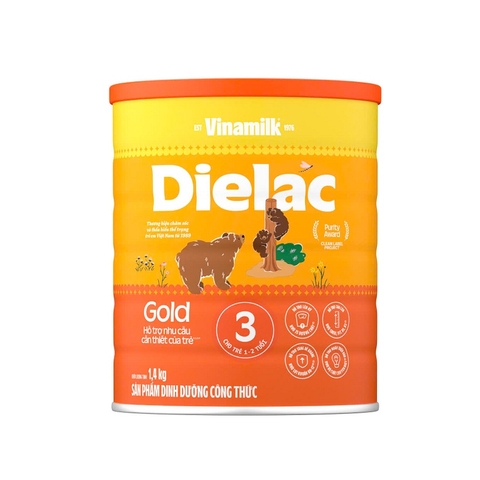 Sữa bột Dielac Gold 3-Vinamik, 1-2 tuổi (850g),
