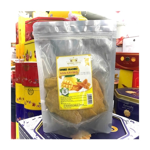 Xoài sấy dẻo-Queen Nuts, túi zip (300g),