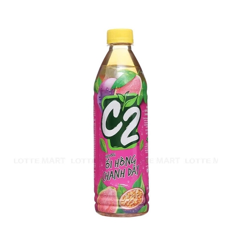 Nước ngọt C2, tràxanh hương ổi chanh dây (455ml),