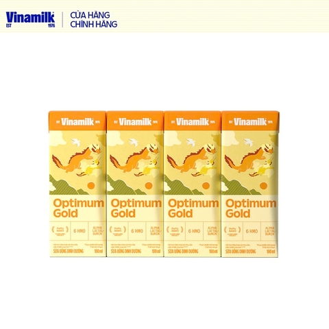 Sữa uống dinh dưỡng Optimum Gold-Vinamilk (180ml*4).