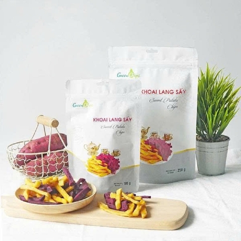 Khoai lang sấy-Green Chips, túi (250g),