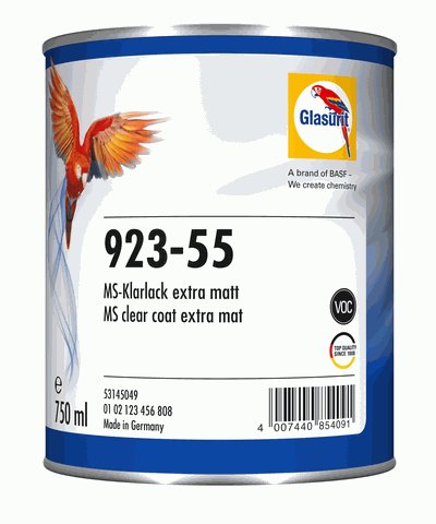 DẦU BÓNG GLASURIT 923-55 MS EXTRA MATT CLEAR