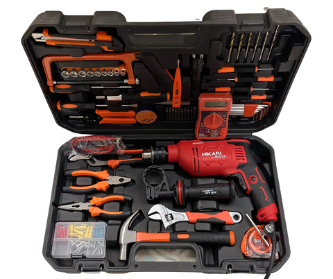 Máy khoan hộp nhựa 128 chi tiết Hikari PC03-13A/128