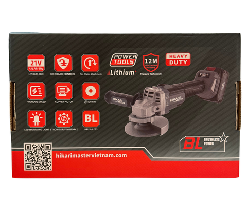 Máy mài pin Hikari HKR-AG100BBL