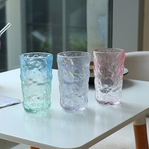 Cốc thuỷ tinh nhiều màu sắc hang cao cấp - BEE036