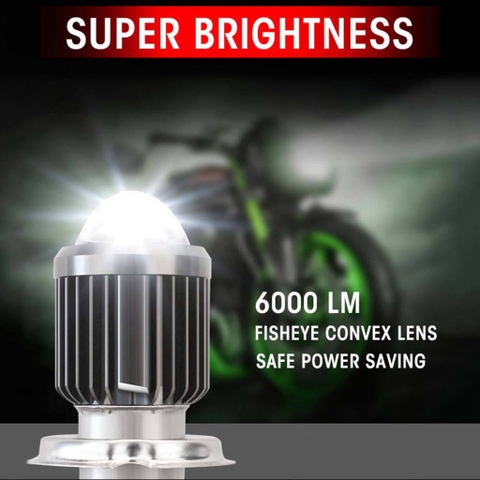 Đèn led trợ sáng xe máy H4 đèn pha - BEE042