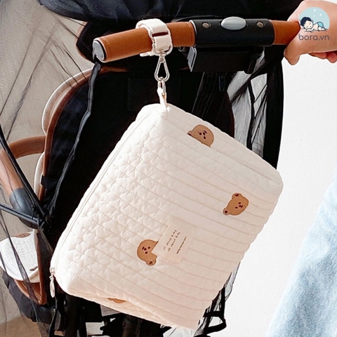 Caddy Organizer Túi đựng tã lót cho bé kiểu dáng thời trang Hàn Quốc - BEE069