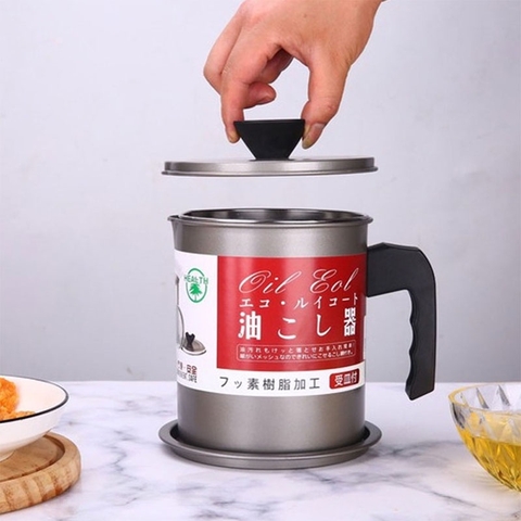 Bình Đựng/Lọc Dầu Ăn Bằng Inox Cao Cấp - BEE071