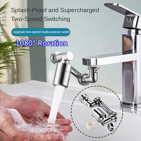 Vòi Tăng Áp Độ Xoay 1440° Thay Thế Tiện Ích Vòi Chậu Rửa - BEE072