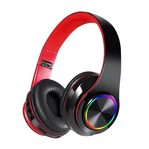 Tai nghe bluetooth không dây B39 có tích hợp FM, đèn Led, gấp gọn - BEE081