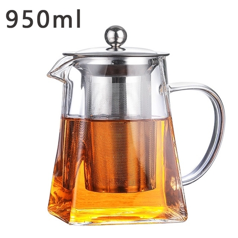 Bộ Ấm Pha Trà Bằng Thủy Tinh Cao Cấp Sức Chịu Nhiệt Cao - BEE085