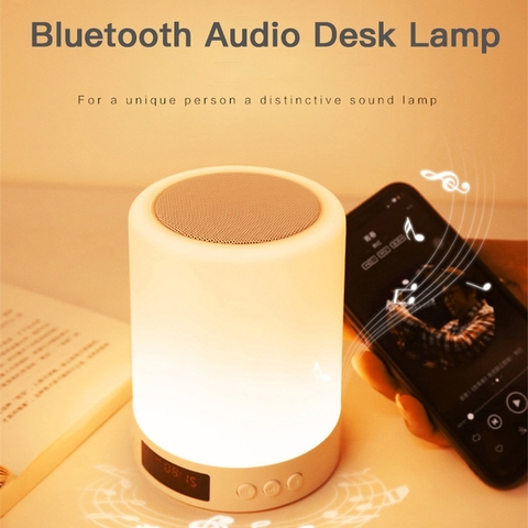 Loa Bluetooth Có Đèn Led, Đồng Hồ Hẹn Giờ | BEE101