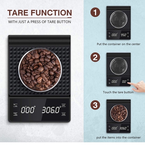 Cân tiểu ly điện tử nhà bếp mini định lượng 3kg độ chính xác cao - BEE103
