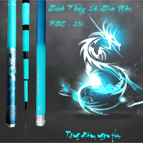 Cần câu tay Bích Thủy 5h 28i ( Tặng kèm đọt Phụ )