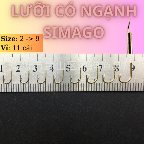 Vi 11 Lưỡi Câu Simago Có Ngạnh