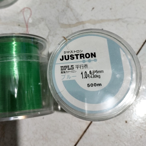 Cuộn 500m Cước Câu Cá Tàng Hình JUSTRON LÀM TRỤC, LÀM THẺO,