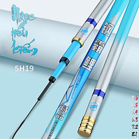 Cần câu tay Ngọc Tiêu Kiếm 6H chuyên câu đơn câu đài ( tặng kèm đọt )