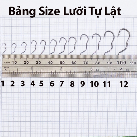 Combo Vĩ 25 Lưỡi Câu thép Tự Lật Có Ngạnh Phiên Bản 2023