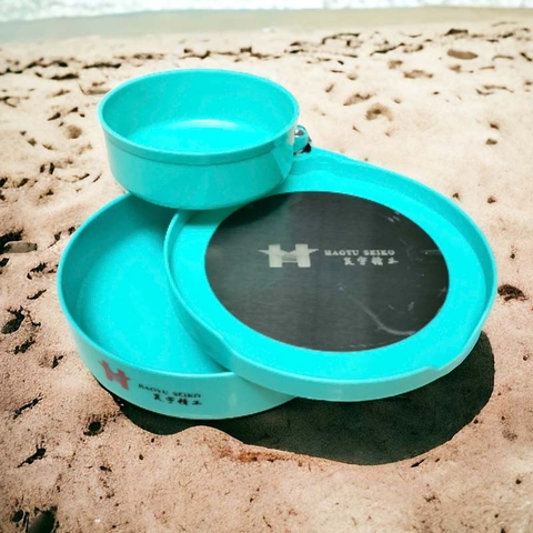 Khay Đựng Mồi Câu Cá 3 Tầng Gắn Thùng , Có Nam Châm Hít, Khay Mồi 3 Tầng