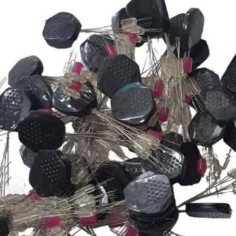 ( 10 Tép ) Hạt Chặn Silicol ( 7+ 2) hạt,  Dành cho dây trục từ 2.0 đến 5.0